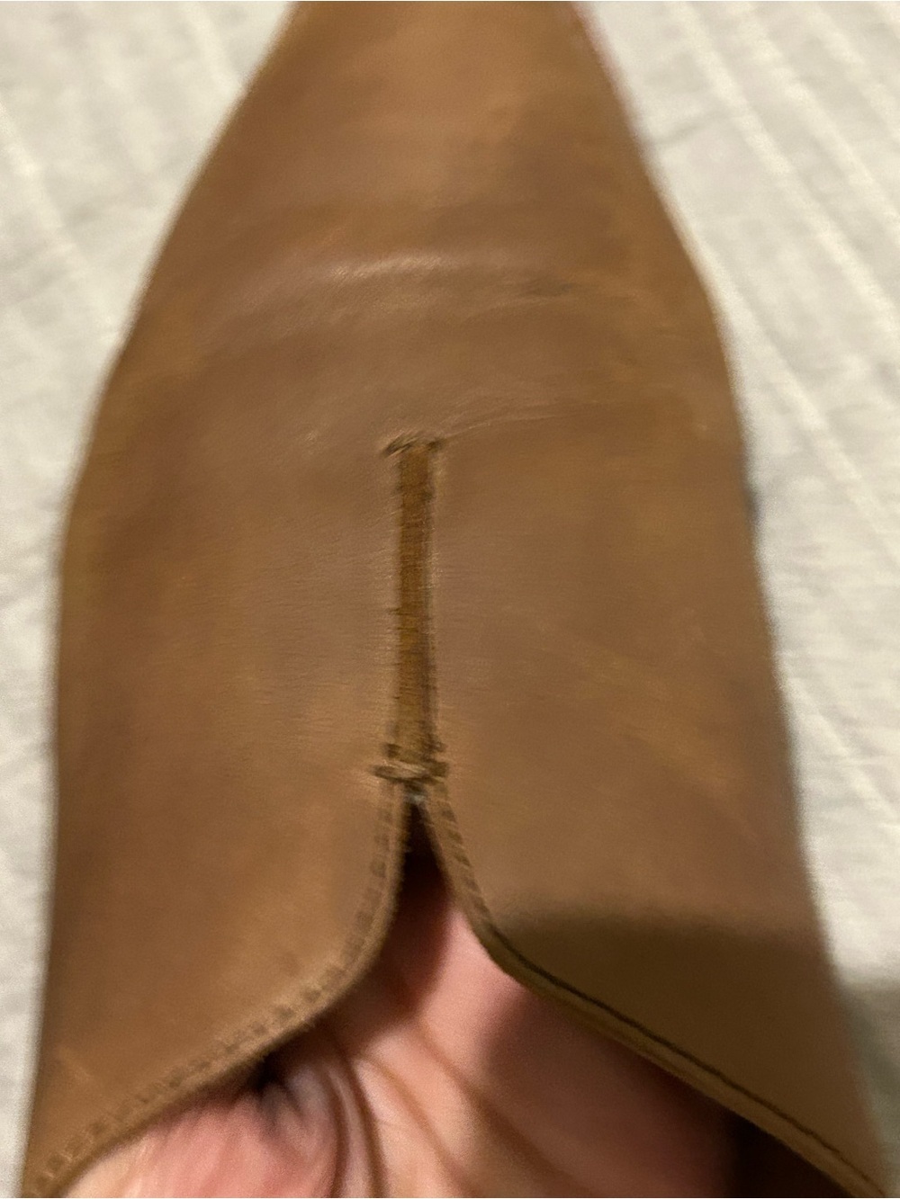 Frye Leather Seam Mules Nolan Tobacco - 9M - Picture 8 of 9